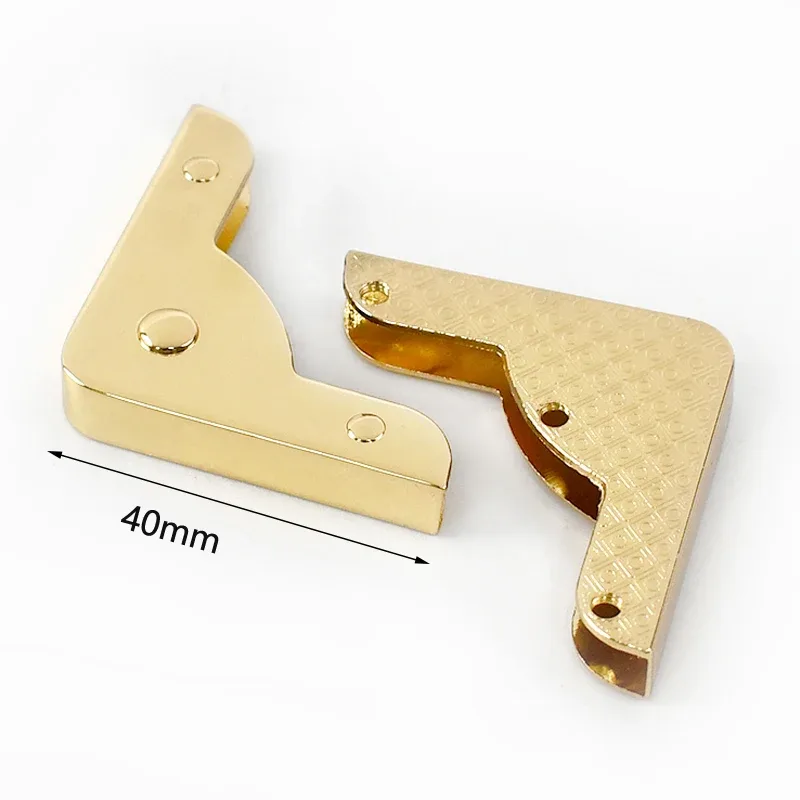 deepeel-boucles de protection des bords du sac à main, décoration d'angle de sac à bagages, fermoirs en métal, accessoires de quincaillerie de bricolage, 25mm, 35mm, 40mm, 45mm, 54mm, 5/10 pièces