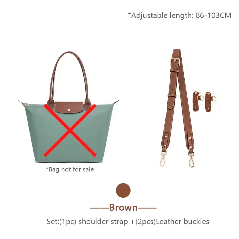 sangle de sac à bandoulière pour sac à bandoulière en cuir longchamp m, ceinture durable à porter en travers du corps, sans perçage, accessoires de remplacement