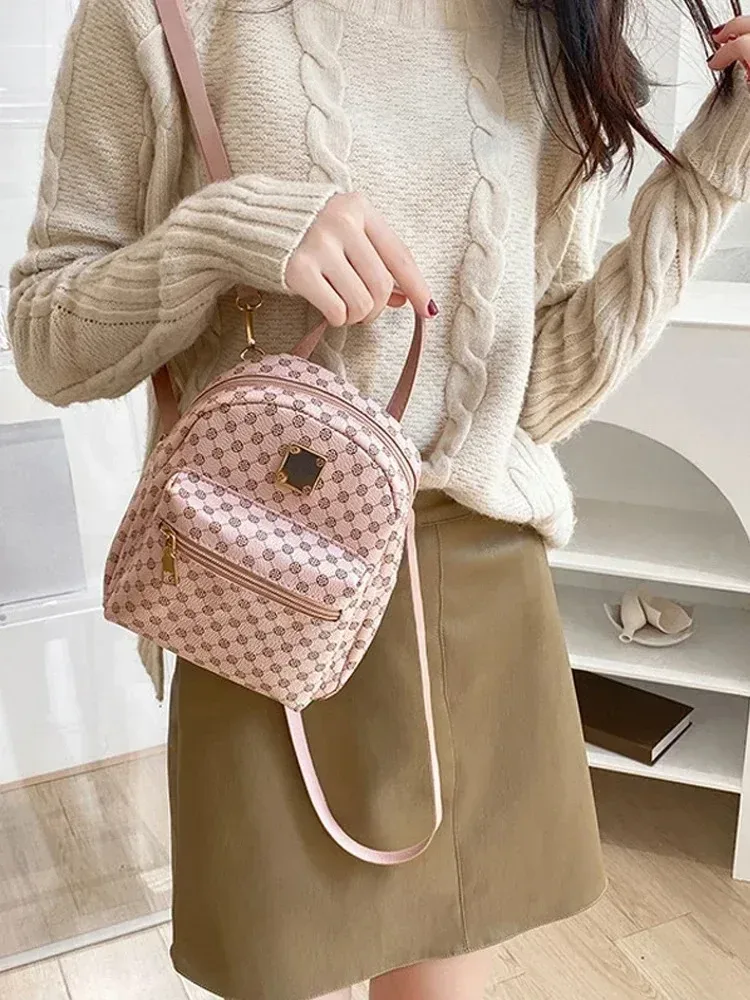 sac à main pour femmes, sac à bandoulière simple, sac à dos double épaule, mode tout assorti, sac à dos de loisirs de grande capacité