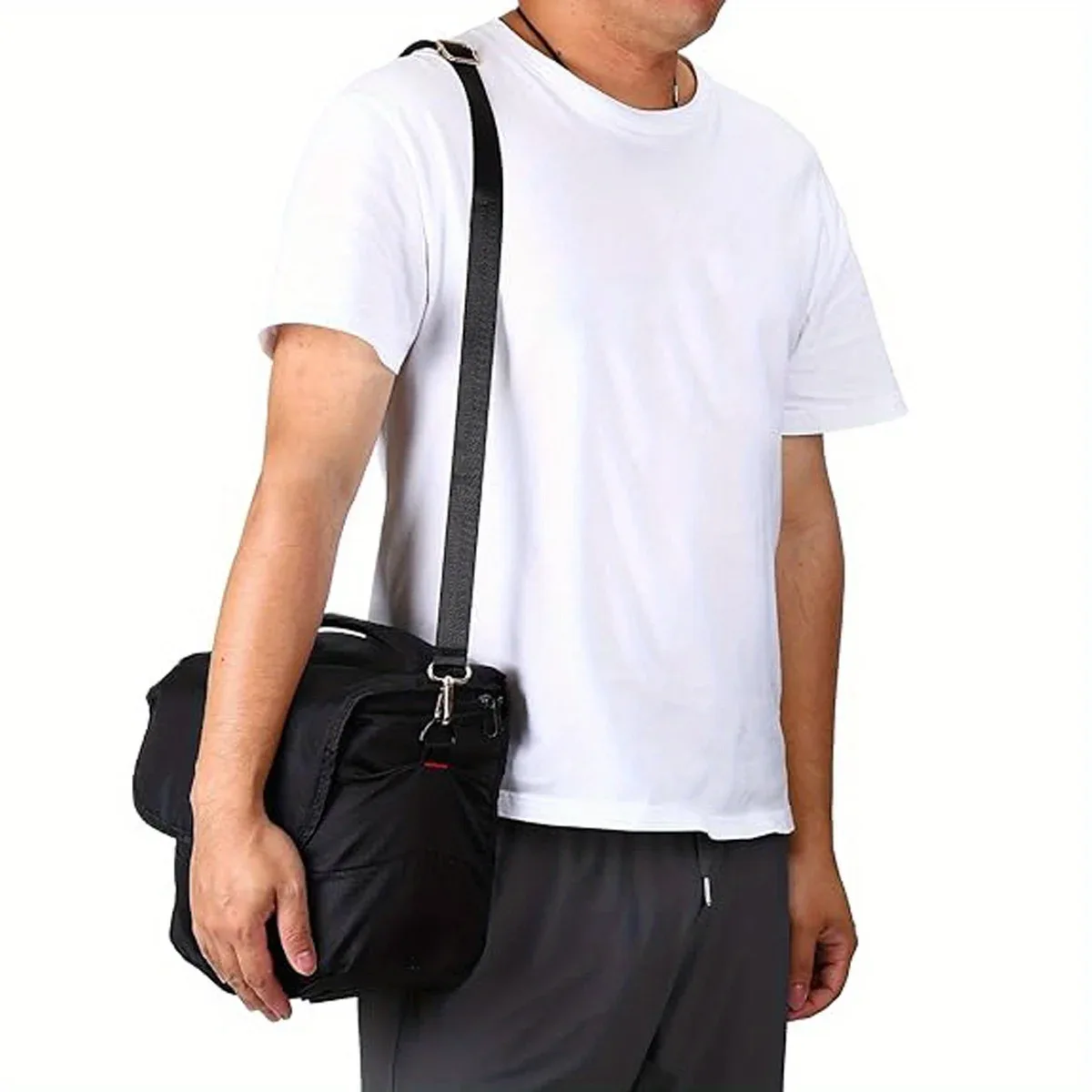 1 pièce sangle d'épaule en nylon réglable de remplacement pour sac à bandoulière, sac pour ordinateur portable