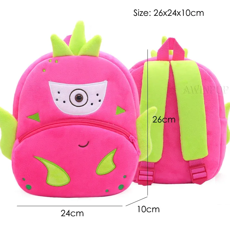 sac à dos pour enfants, design de fruits, pour filles et garçons