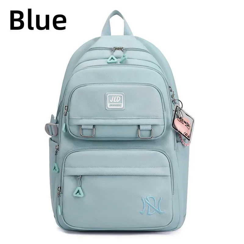nouveau sac à dos de voyage pour filles, sac à dos imperméable de grande capacité, sac à bandoulière en nylon pour collégiennes