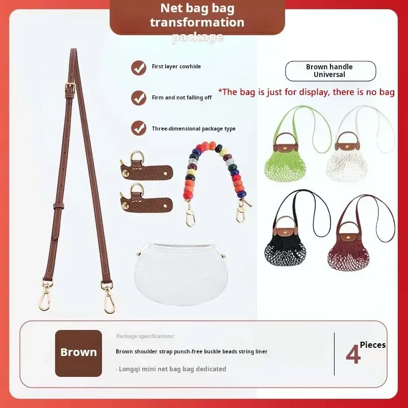 sac en filet organisateur insérer pour longchamp mini doublure sac de rangement ultra-léger sac à bandoulière sangle de rangement sac étanche accessoires