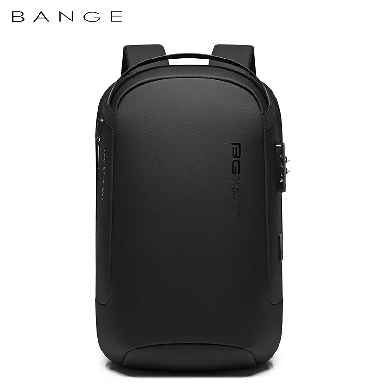 Sac à dos multifonction BANGE pour ordinateur portable 15,6 pouces, sac à dos de voyage imperméable à la mode, sac à dos antivol pour homme, sacs d'école Mochila