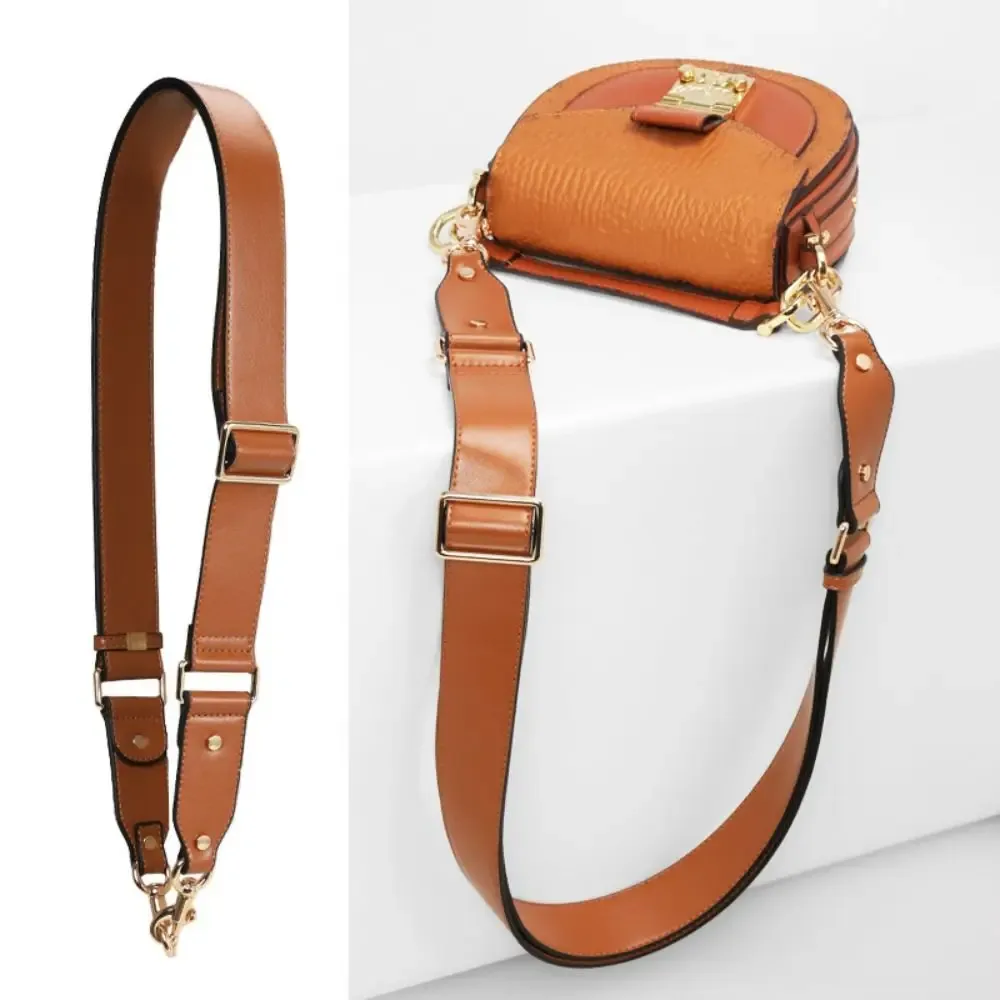 Sangle de sac à bandoulière en cuir PU pour femmes, réglable, large et détachable, ceintures de remplacement durables, accessoires de sac
