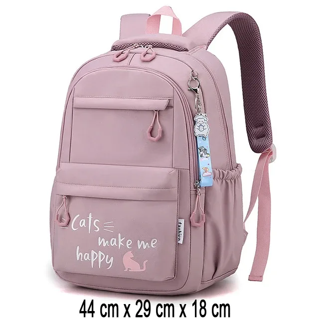 sac à dos scolaire rose pour filles, adolescentes, femmes, enfants, filles, sac à dos pour l'école primaire et secondaire, sac à dos pour adolescents, enfants