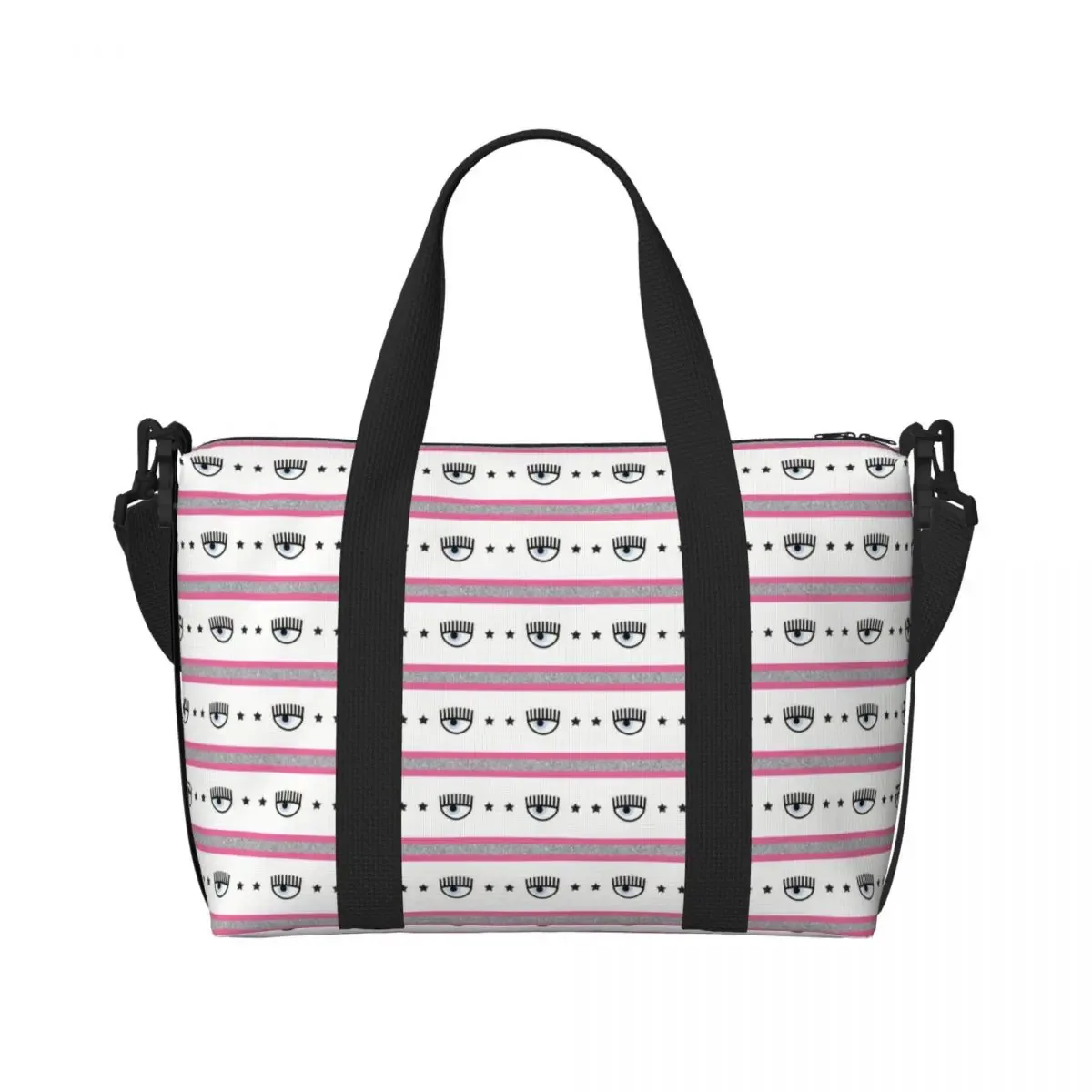 mode personnalisée yeux chauds f-erragnis c-chiaras sac fourre-tout de plage femmes grand compartiment plage salle de sport sacs de voyage