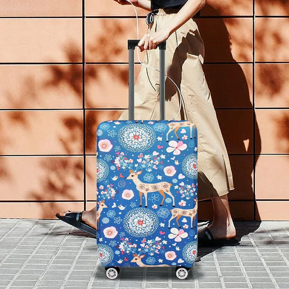 housse de protection pour bagages, compartiment à bagages en tissu extensible, étui anti-poussière pour bagages, étui de voyage durable de 18 à 32 pouces