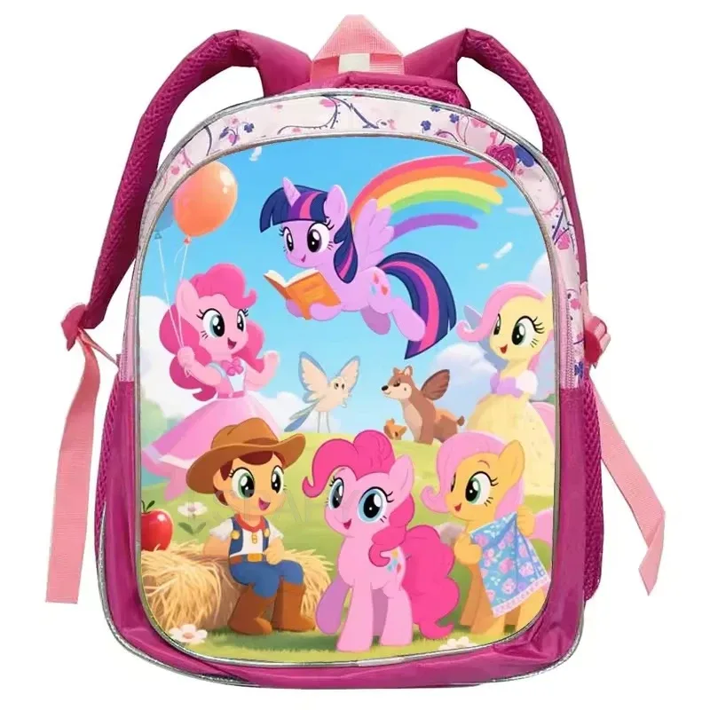 Sac à dos My Little Pony pour élèves du primaire, de la 1ère à la 6ème année, maternelle, licorne mignonne, Twilight, sac à dos pour filles, réduction de la charge