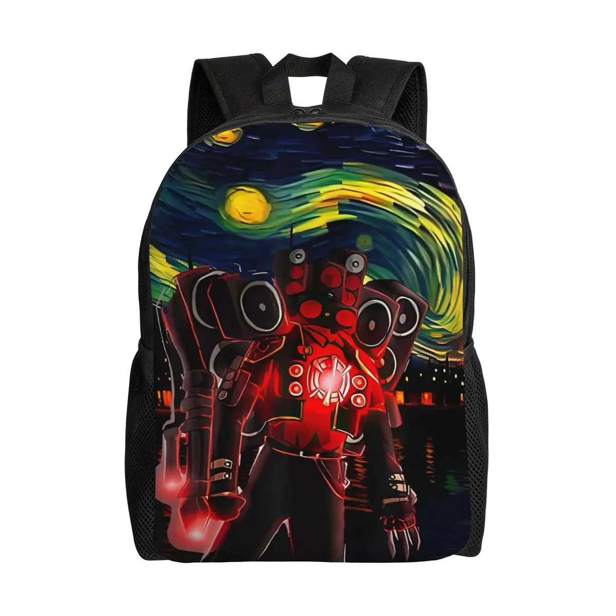 sac à dos titan speakerman pour hommes, femmes, adolescents, lycéens, travail, collège, avec poche, skibidi toilet