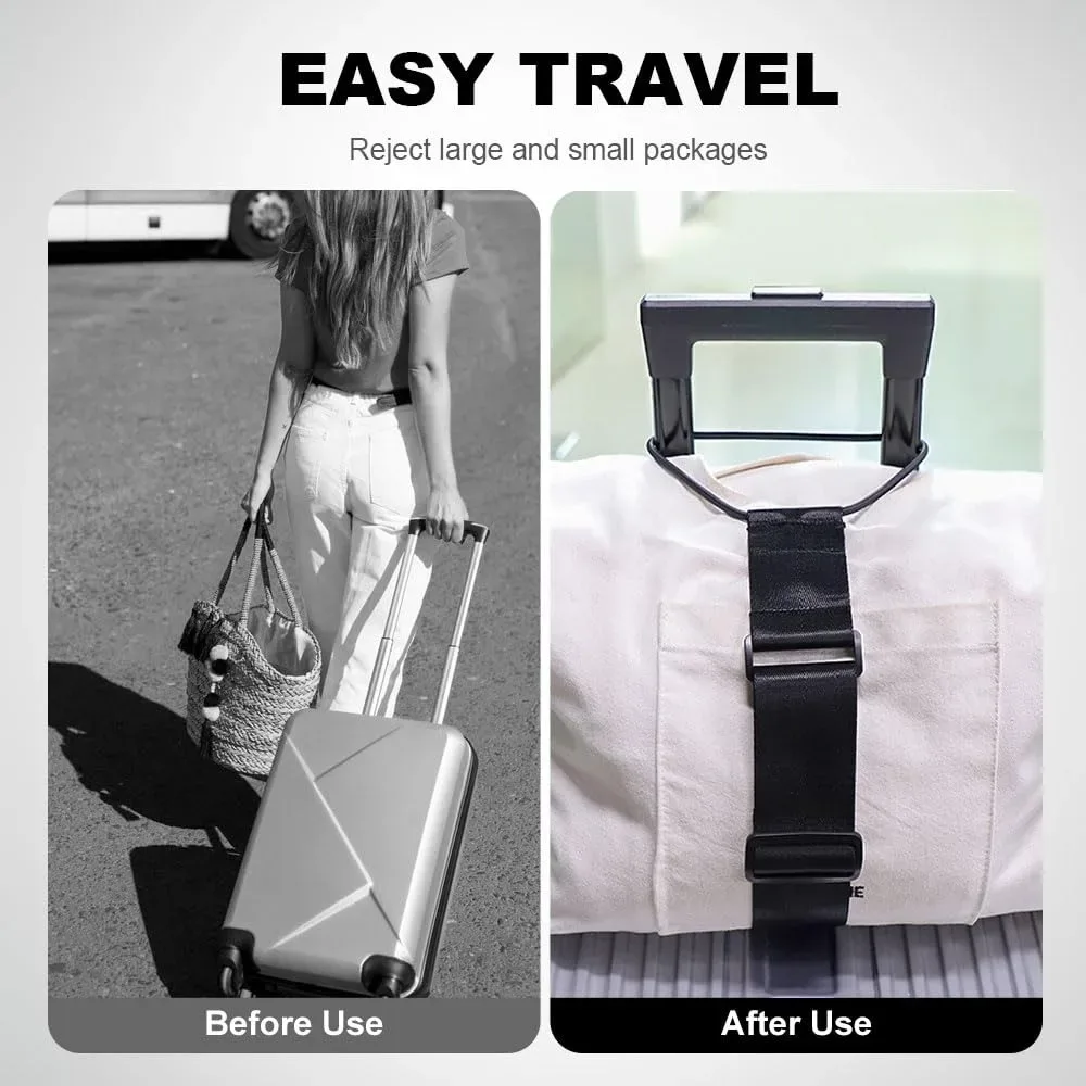 1/2 sangles élastiques réglables pour bagages, polyvalentes, pour valises de voyage, réutilisables, anti-chute