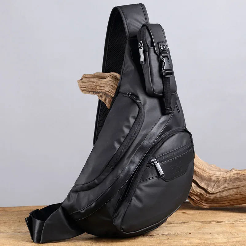 sac à dos à bandoulière pour hommes, sacs à bandoulière tactiques militaires, sac de voyage en nylon imperméable pour hommes, sac de poitrine, sac à dos