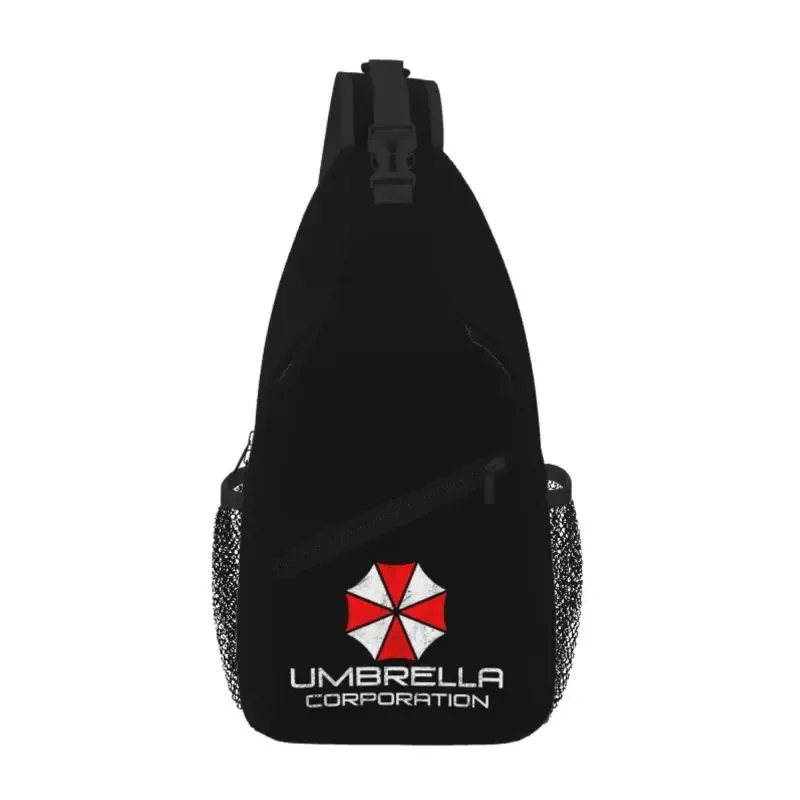 umbrella corporation sling chest bag – sac à dos quotidien durable et imperméable, à bandoulière, pour hommes et femmes, pour voyage, randonnée, sac à dos de jour