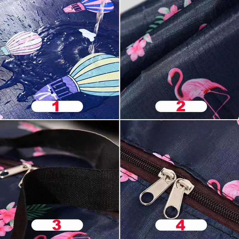 sac à main étanche et pliable, sacs de rangement épais pour vêtements, sac d'emballage mobile de grande capacité, sac de sport portable pour vêtements