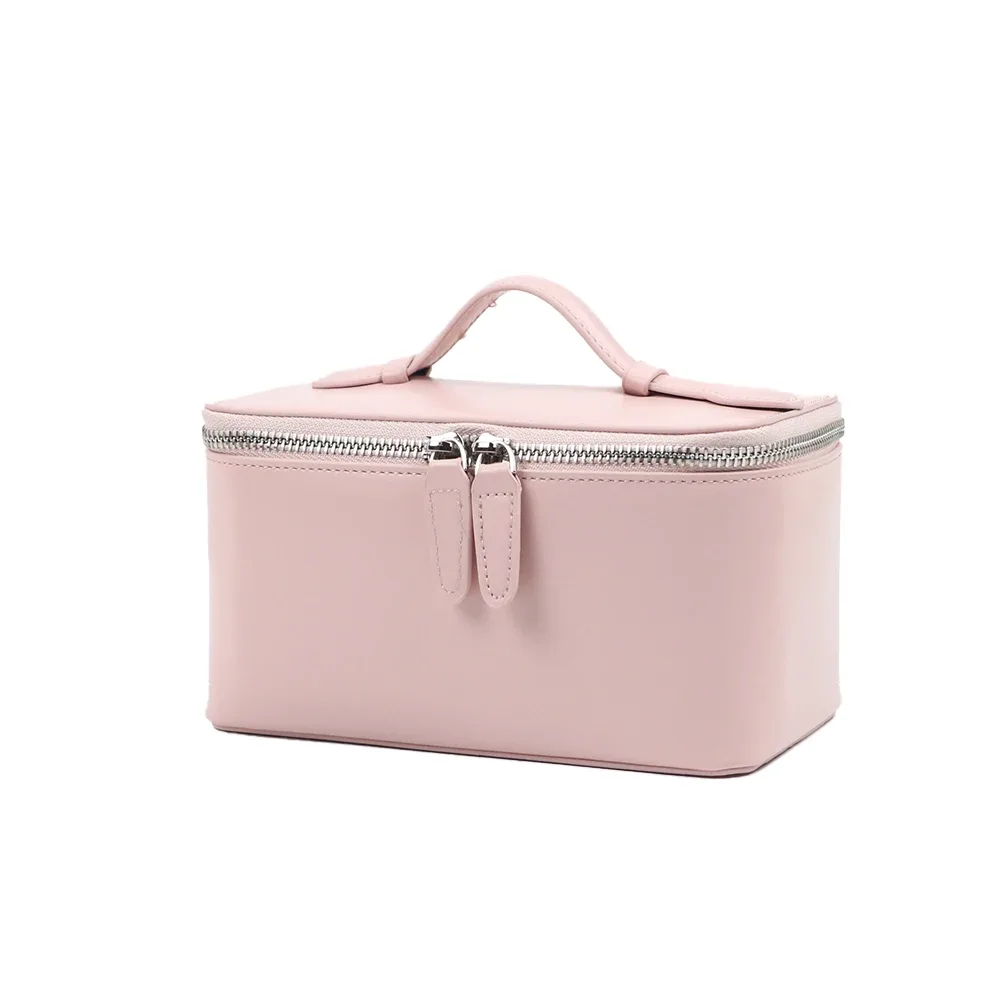 sac à cosmétiques en cuir pu verni personnalisé gratuit pour femmes, trousse de toilette étanche, sac à main de voyage, trousse de maquillage portable