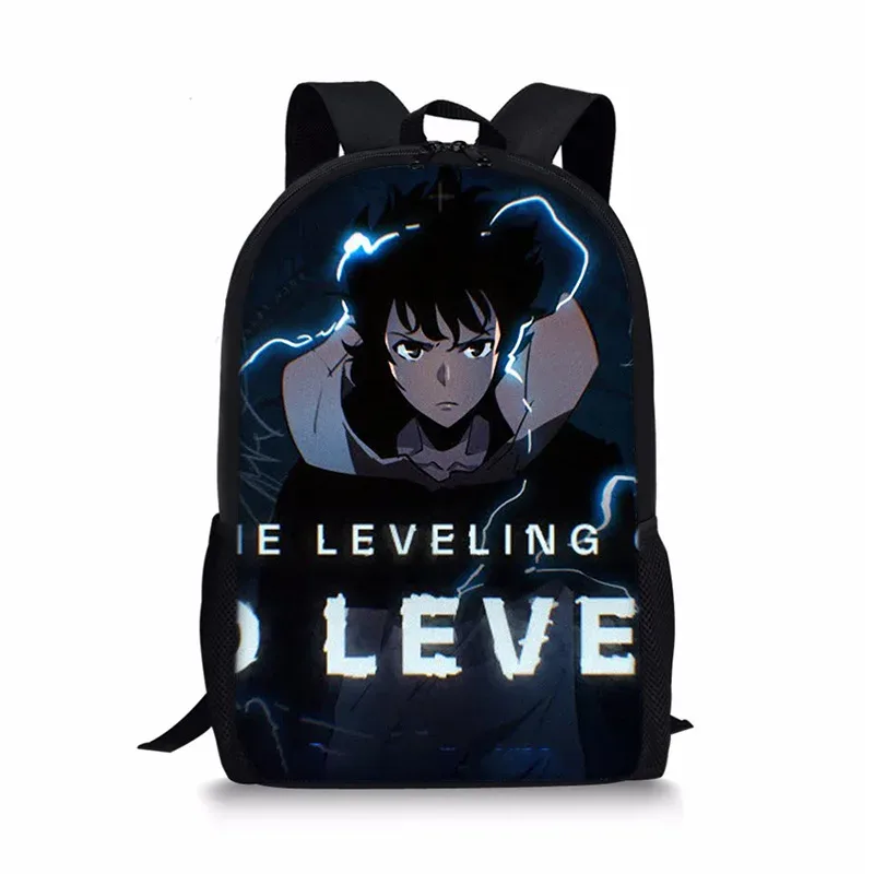 j'ai mis à niveau du sac à dos solo leveling seul, sac à dos universel imprimé pour écoliers et enfants