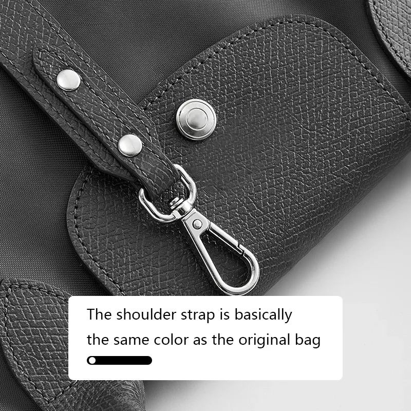 sangle de sac à bandoulière pour sac à bandoulière en cuir longchamp m, ceinture durable à porter en travers du corps, sans perçage, accessoires de remplacement