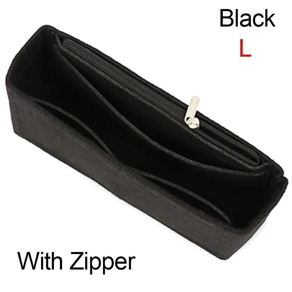 sac de doublure multi-poches, insertion de sac à main en feutre, mini sac de rangement, évalué pour longchamp