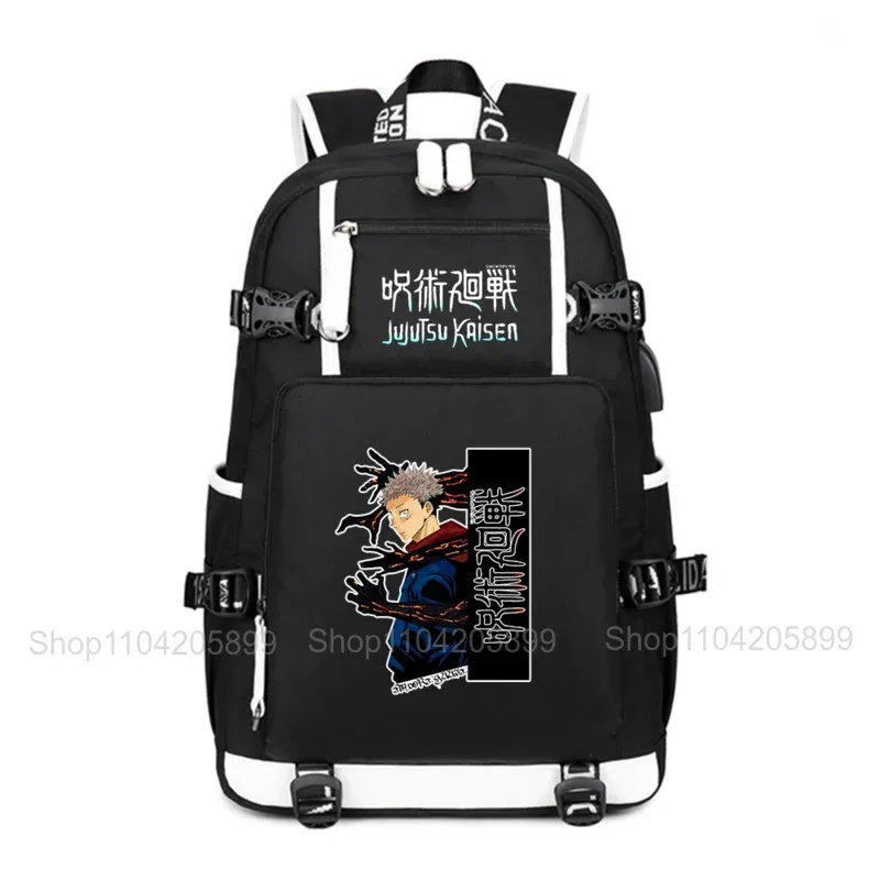 sac à dos jujutsu kaisen, mochila anime, cartable pour étudiants et adolescents, sacs d'école pour garçons et filles, grand sac à dos de voyage quotidien, cadeau