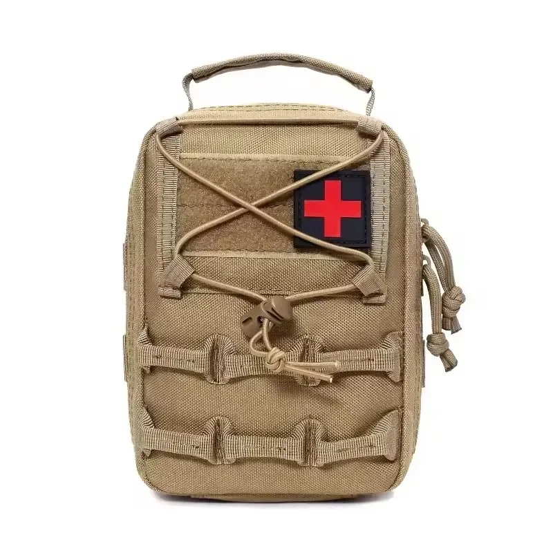 nouvelle pochette médicale edc, sac de survie en plein air, sac d'urgence emt, sac de ceinture, sac de camping, sac de chasse, sac tactique molle, trousse de premiers soins
