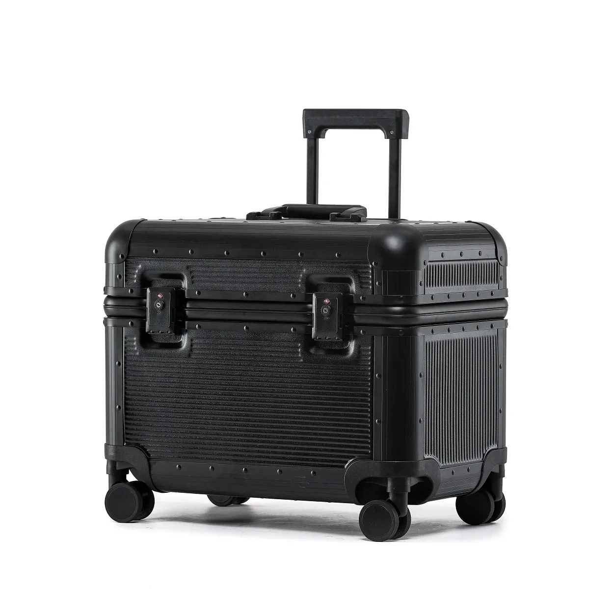 valise à roulettes bunnyfly 20 pouces avec cadre en aluminium, poignée rigide, serrure tsa, petite valise cabine pour appareil photo et photographie