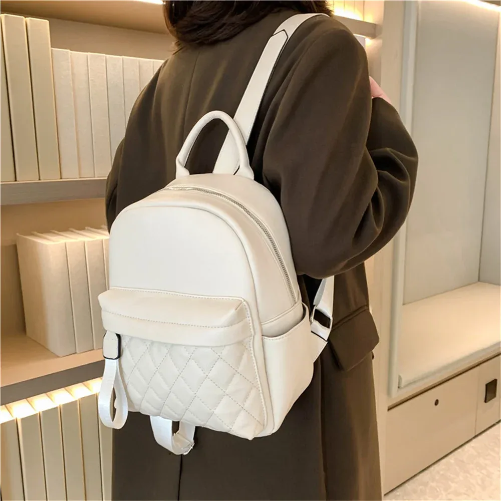 sac à dos en cuir pu avec nom personnalisé pour femme, polyvalent, brodé avec tous les noms, cadeau pour dame, sacs d'extérieur, nouvelle collection