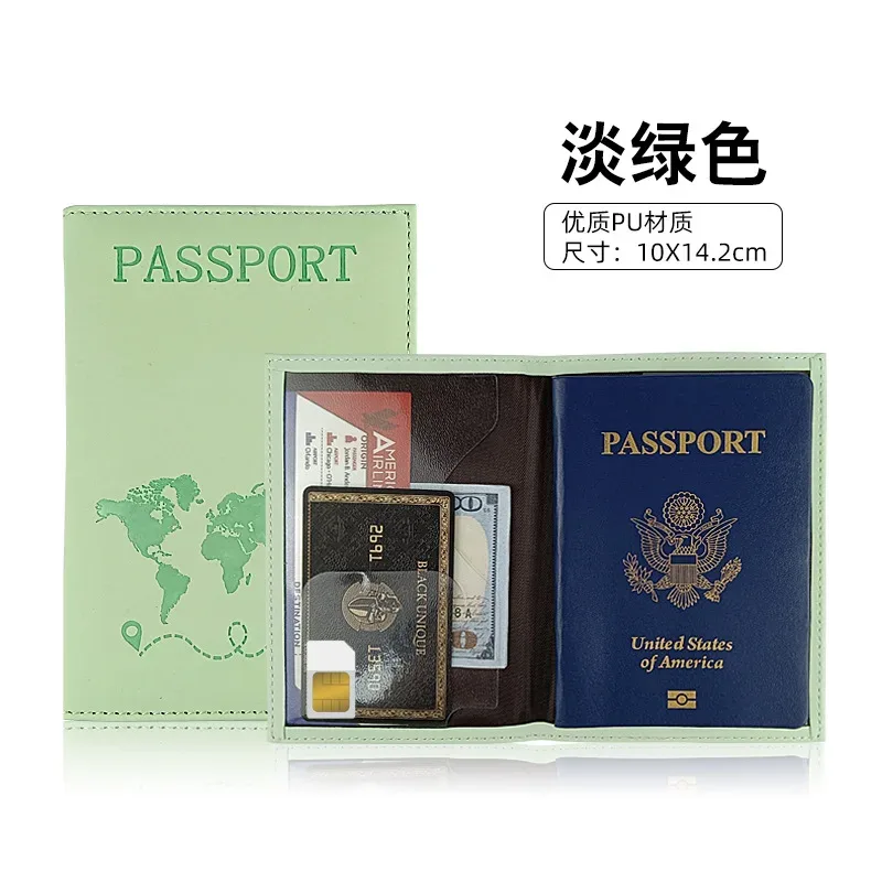 couverture de passeport, porte-passeport, organisateur de voyage, étui de protection pour cartes, porte-carte de crédit, document d'identité, portefeuille pour passeport