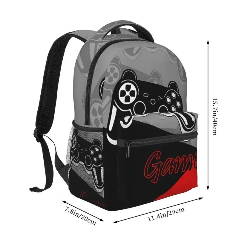 sacs à dos pour manettes de jeu pour garçons/filles, meilleurs cadeaux pour enfants, sacs pour ordinateur portable à dessin animé 2d, cartable pour adolescents, loisirs en plein air