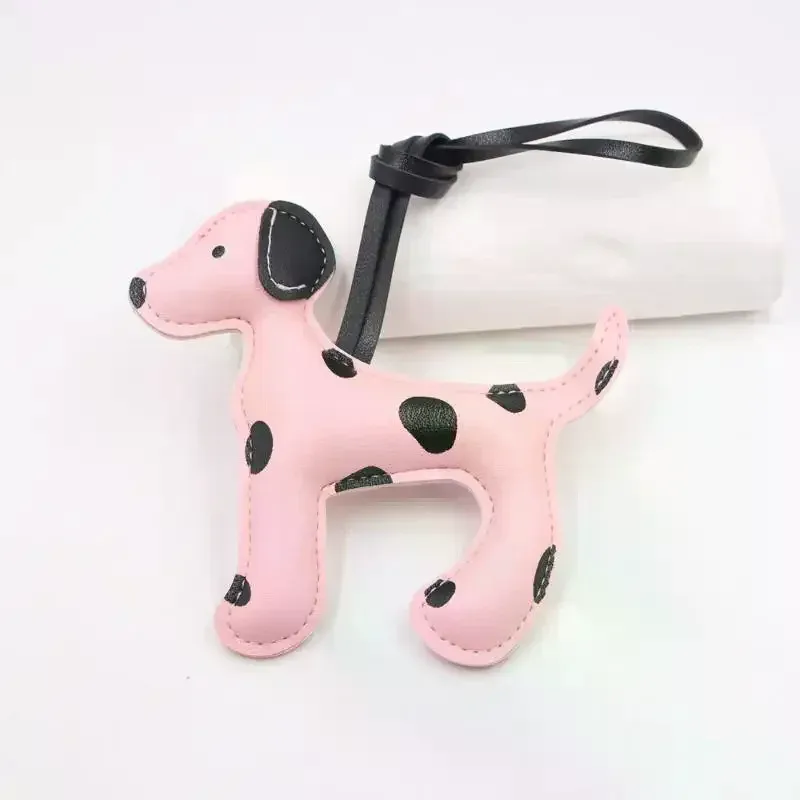  pendentif de sacs à bandoulière, breloque chien mignon, corde en cuir pour sacs à dos, accessoires de bricolage, cadeau idéal pour femmes