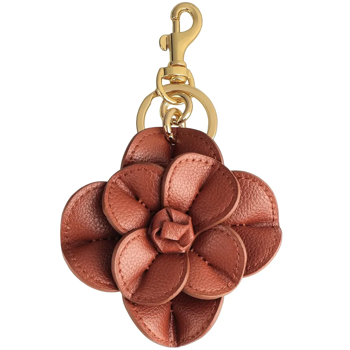 breloque de sac en forme de fleur noire, décoration de sac à main en trois dimensions avec pétales superposés, accessoire pour sacs à main et sacs à bandoulière pour femmes.