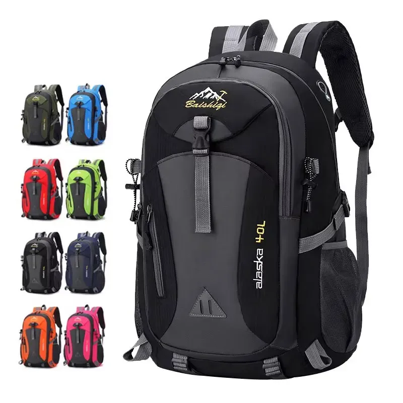 Nouveau sac à dos de voyage pour hommes et femmes, sac à dos de randonnée en plein air, sacs à dos de camping, grande capacité, sacs pour ordinateur portable, sac de montagne léger