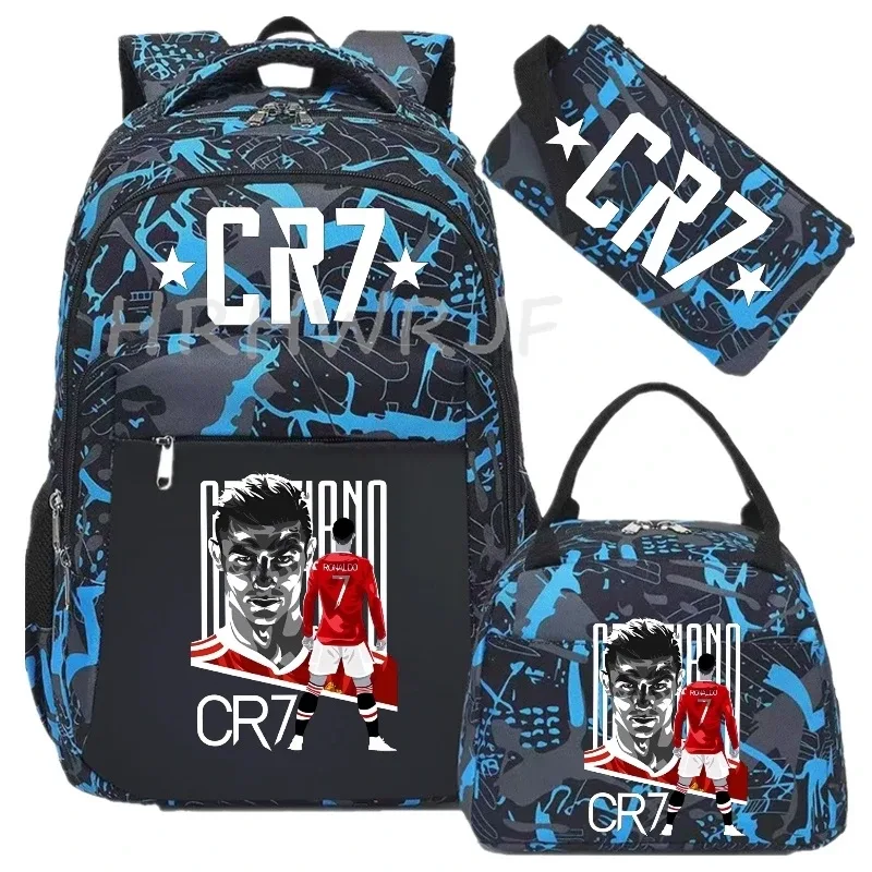 sacs à dos de sport cr7, sacs d'école camouflage pour ordinateur portable, pour hommes et femmes, sac à dos de grande capacité pour les voyages, le bureau, les trajets scolaires