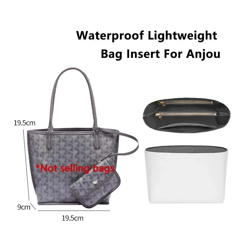 organisateur de sac pour anjou – insert durable et tendance pour sac cadeau, support de rangement, accessoire de modification intérieure