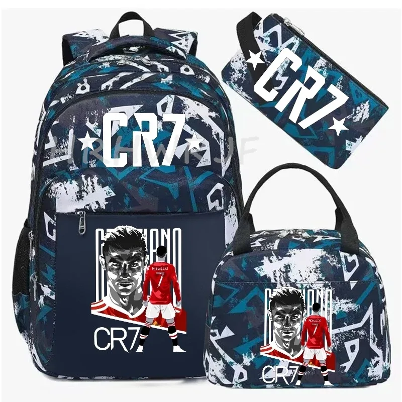 sacs à dos de sport cr7, sacs d'école camouflage pour ordinateur portable, pour hommes et femmes, sac à dos de grande capacité pour les voyages, le bureau, les trajets scolaires