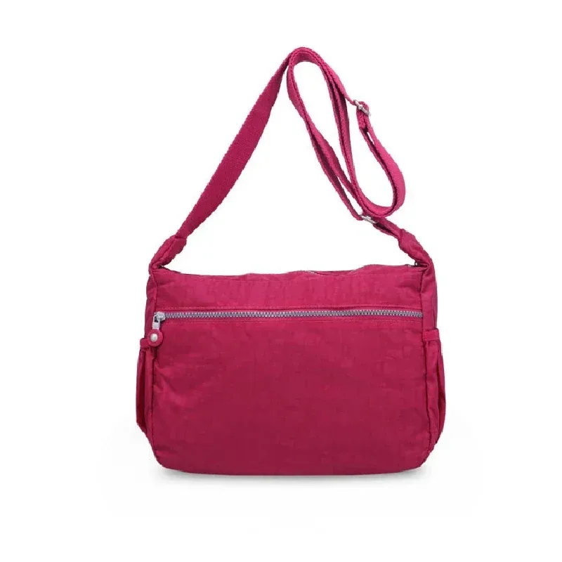 sac messager léger format a4, sac à bandoulière imperméable, sac unisexe grande capacité pour hommes et femmes