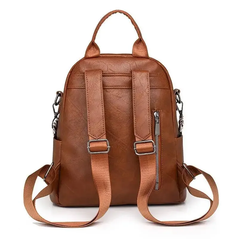 mode femmes sac grande capacité décontracté banlieue voyage sac à main en vente plus récent style britannique sac à dos femmes pu léger