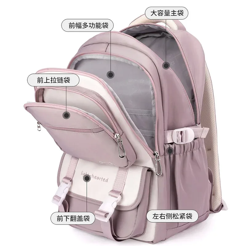 sacs à dos imperméables pour filles, sacs d'école pour enfants et adolescents, sacs de voyage à la mode, cartable imprimé pour enfants, mochila