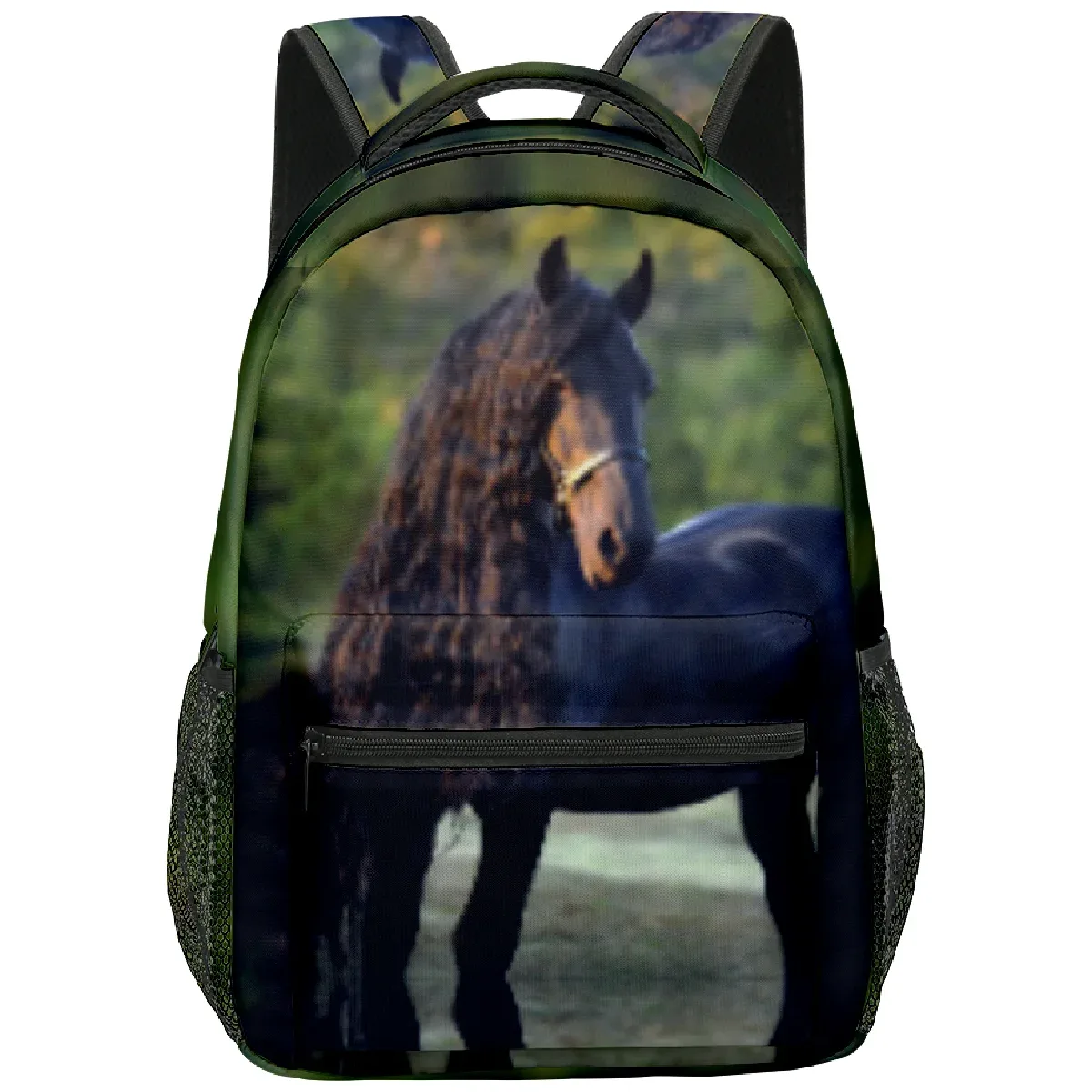 chimpopméthanol-sac à dos étanche pour étudiant, sac à dos pour ordinateur portable, impression 3d, oxford, cheval, licorne, voyage, garçons, filles, nouveauté
