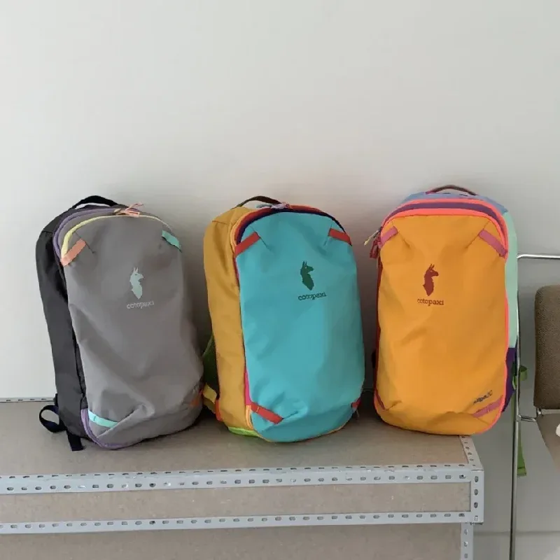 sac à dos unisexe 20l dopamine camel, sac d'école durable, léger, pour les déplacements quotidiens, sac à double bandoulière