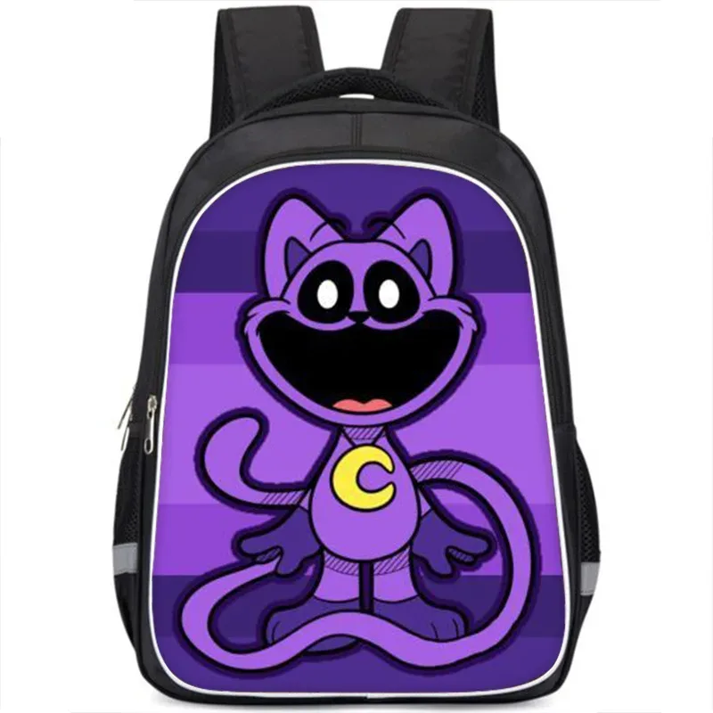 sac à dos smiling critters pour enfants, cartable double couche, cadeau d'anniversaire, sacs d'ordinateur pour étudiants