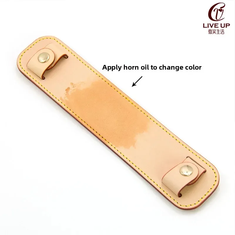 coussin d'épaule en cuir neverfull pour modification de sangle de sac fourre-tout, soulagement de la pression, accessoire de sangle d'épaule antidérapant en cuir véritable