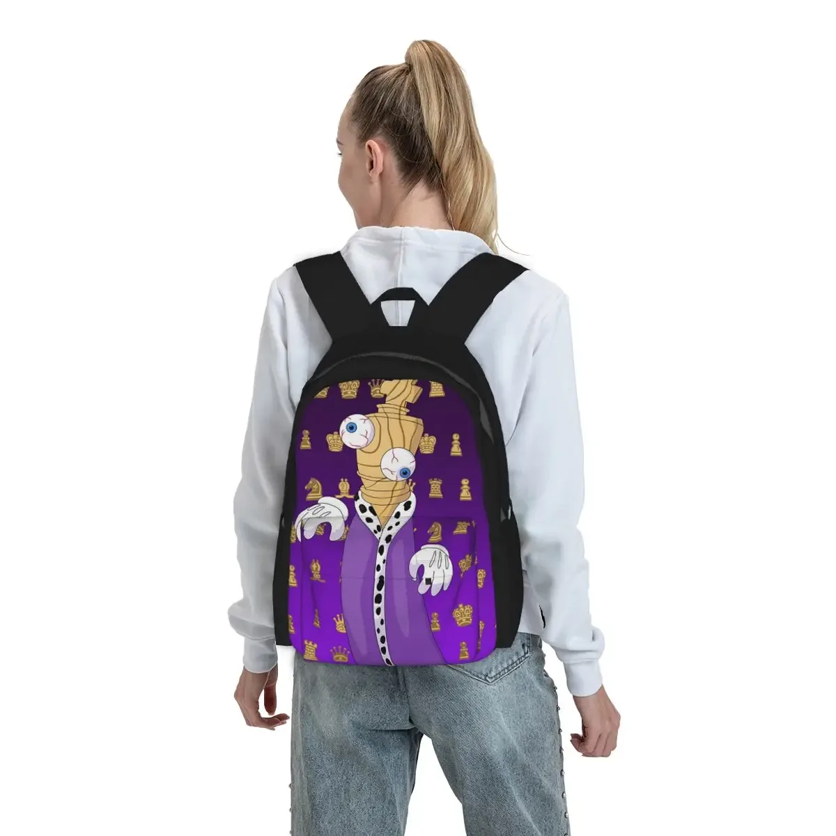 Kinger The Amazing Digital Circus Sac à dos pour étudiants, garçons et filles, sac d'école pour enfants, sacs à bandoulière pour ordinateur portable pour hommes et femmes