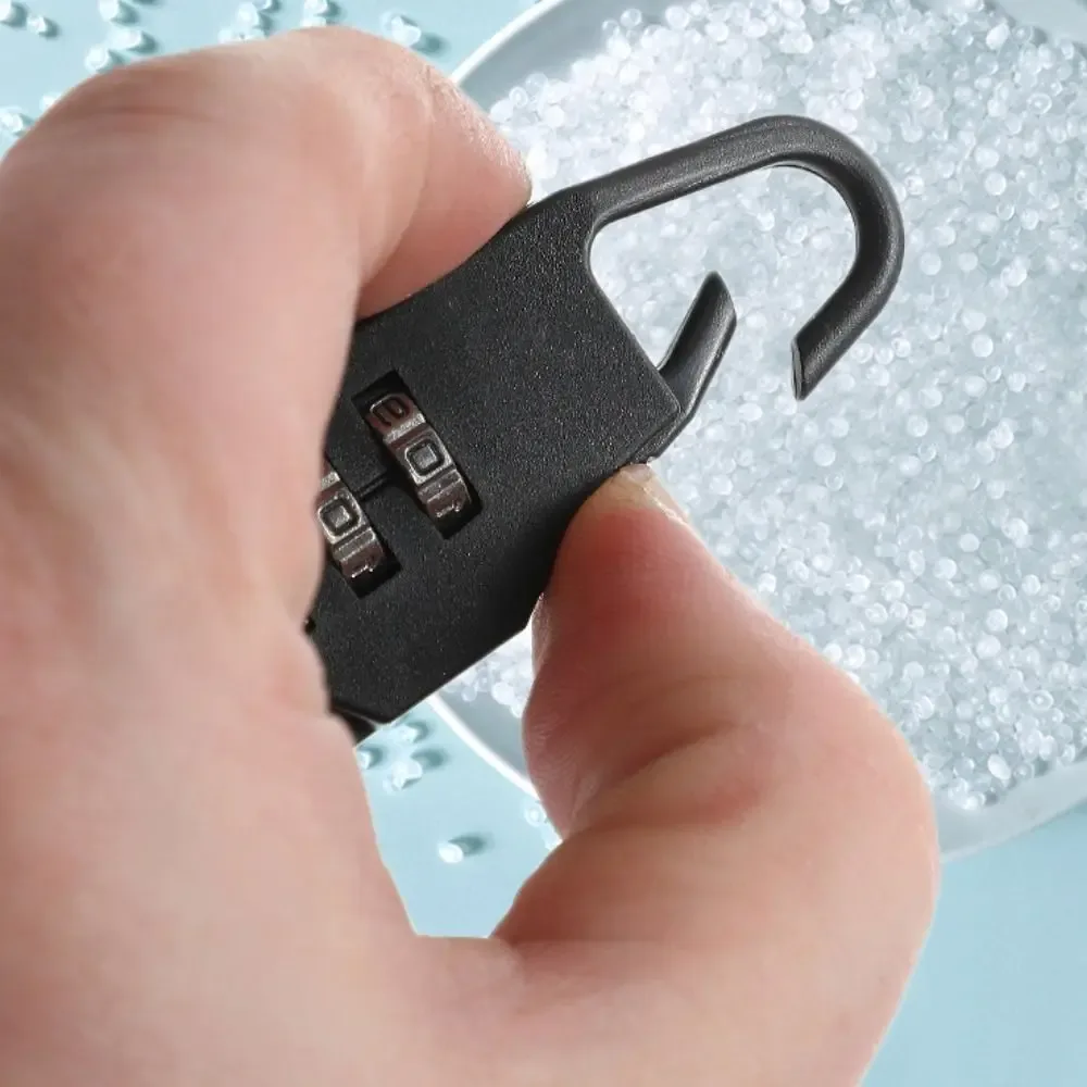 serrure à combinaison de valise à chiffres, mini cadenas à combinaison antivol en plastique, serrure à combina