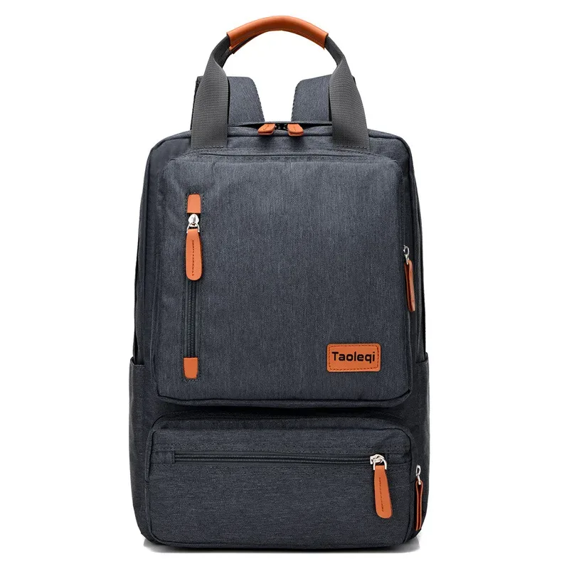 sac à dos d'affaires décontracté pour hommes, léger, pour ordinateur portable de 15 pouces, tissu oxford imperméable, antivol, pour voyage, gris, 2024