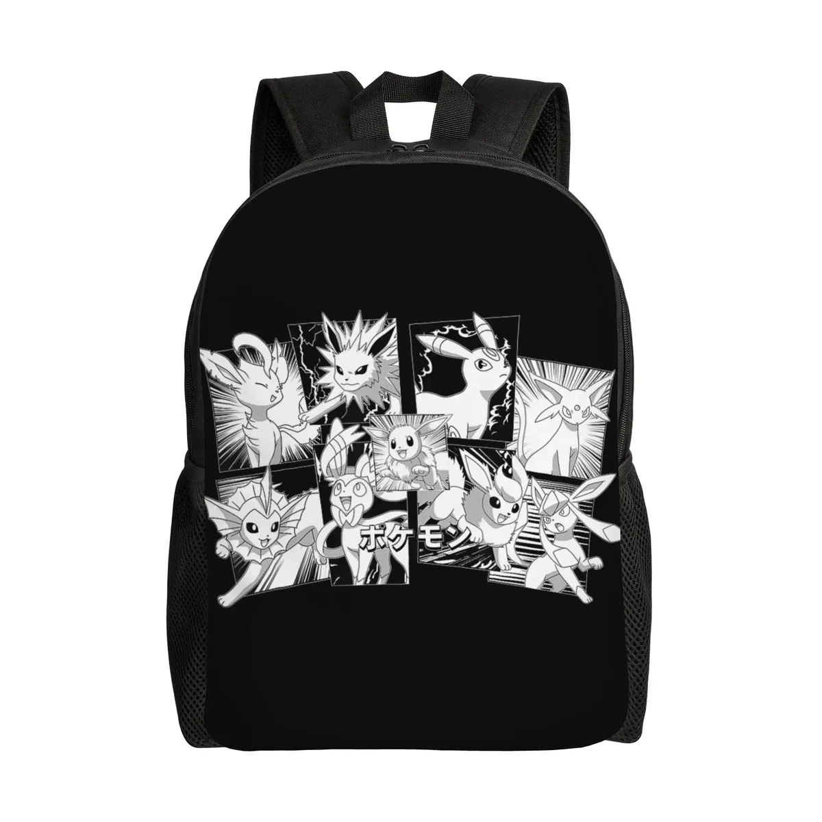 sacs à dos pokemon pikachu anime lightning scence daypack mochila school retro sac à dos lavable