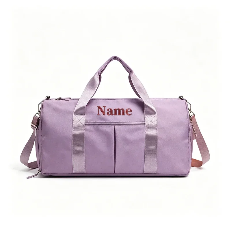 sac de sport personnalisé pour fille et garçon, broderie de nom, idéal pour l'école, le camping, les activités, les voyages de nuit, les week-ends, cadeau