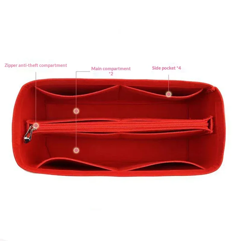 organisateur de sac à main en feutre pour lv neverfull mm, insert pour sacs fourre-tout et sacs à main, organisateur de sac fourre-tout