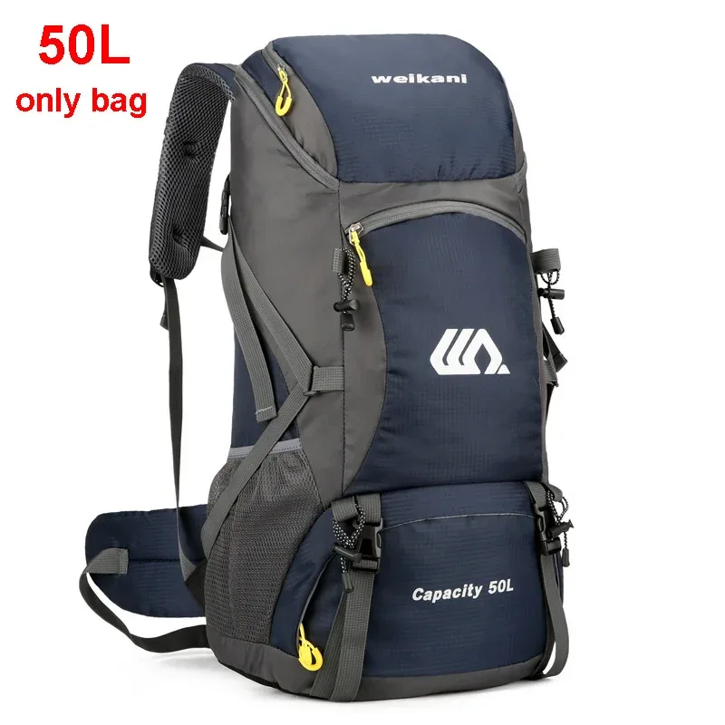 sac à dos de voyage 50l camping hommes grand randonnée sac à dos touristique imperméable sac de sport de plein air escalade alpinisme bagages