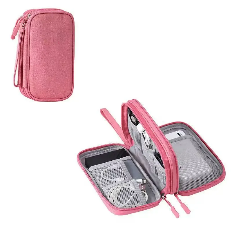 sac de rangement pour câbles de données, étui de transport portable étanche, sac de rangement pour voyage, organiseur pour câbles, cordons et chargeurs usb