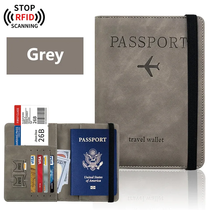 porte-passeport pour les essentiels de voyage, étui de protection pour passeport, accessoires de voyage, porte-passeport pour femmes/hommes